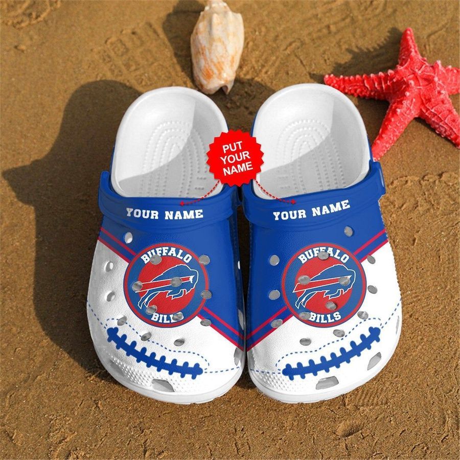 Buffalo Bills Personalized Custom For Nfl Fans Crocs Clog Shoes