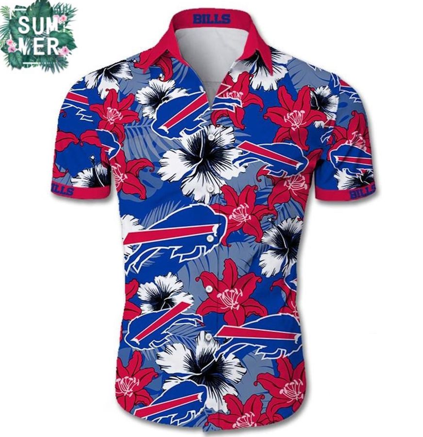 Buffalo Bills Tropical Flower Hawaiian Shirt