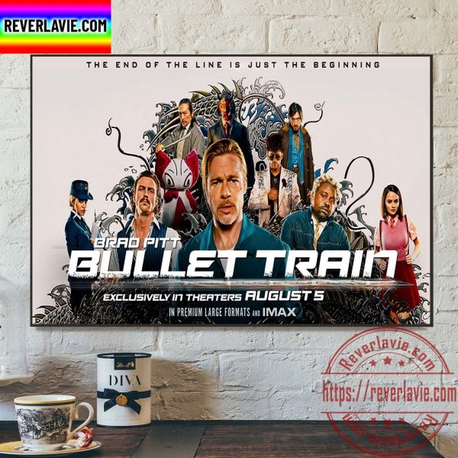 Bullet Train Poster Home Decor Poster Canvas