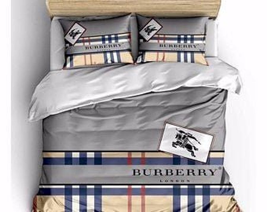 Burberry 11 Bedding Sets Duvet Cover Bedroom Luxury Brand Bedding Customized Bedroom