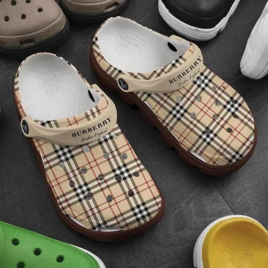 Burberry Crocs Crocband Clog Comfortable Water Shoes In Brown
