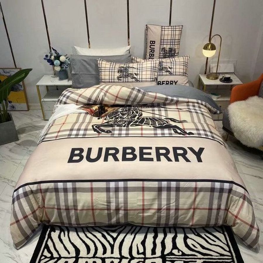 Burberry London Luxury Brand Type 03 Bedding Sets Duvet Cover Bedroom Sets