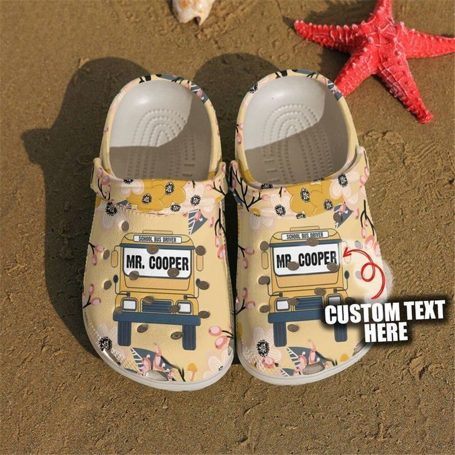 Bus Driver Personalized School Front Sku 341 Crocs Clog Shoes