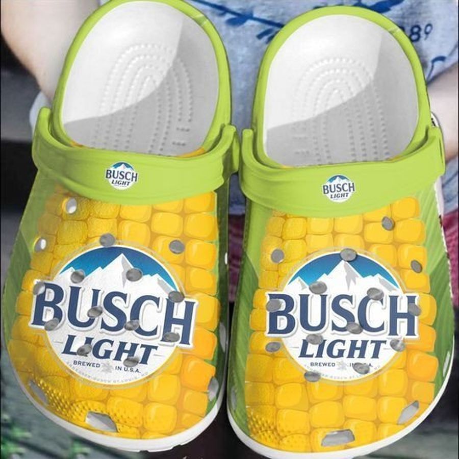 Busch Light Beer Drink Comfortable For Mens And Womens Classic Water Rubber Crocs Crocband Clogs Comfy Footwear