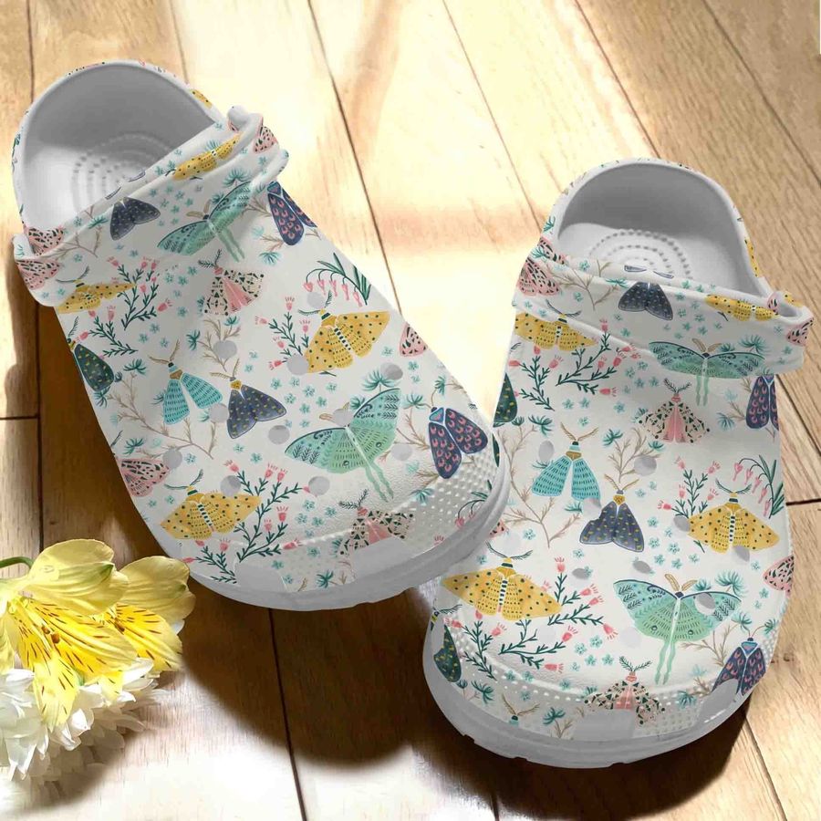 Butterfly Clog Moths In Pastels Crocs Crocband Clog