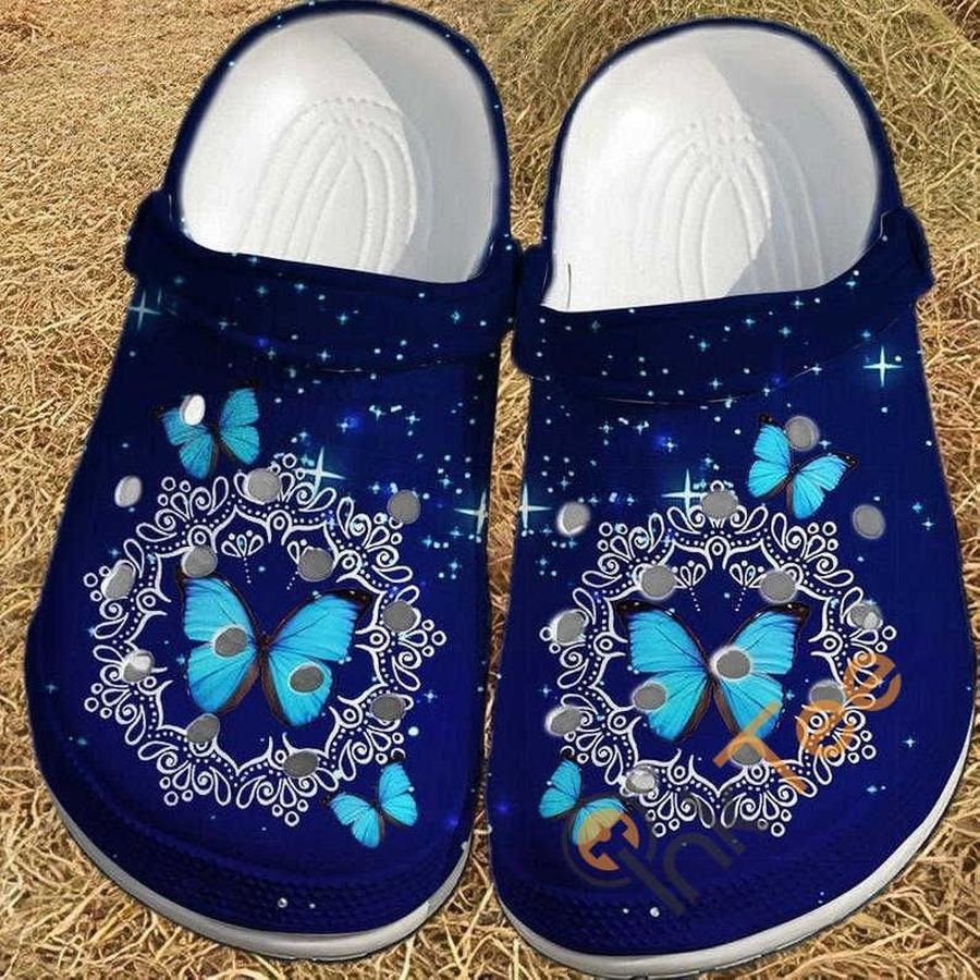 Butterfly Crocs Clog Shoes
