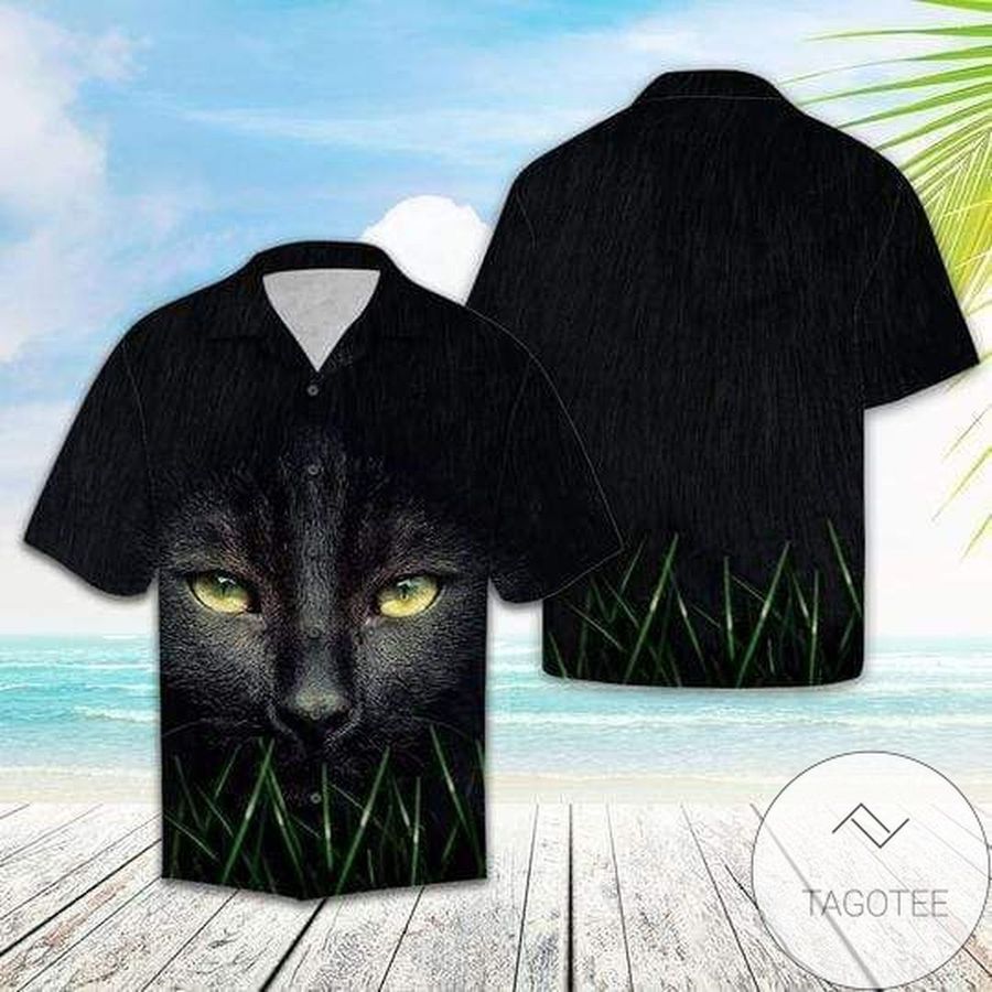 Buy Black Cat Eye Hawaiian Aloha Shirts