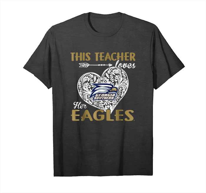 Buy Georgia Southern Eagles Patterned Heart T Shirt Apparel Unisex T-Shirt