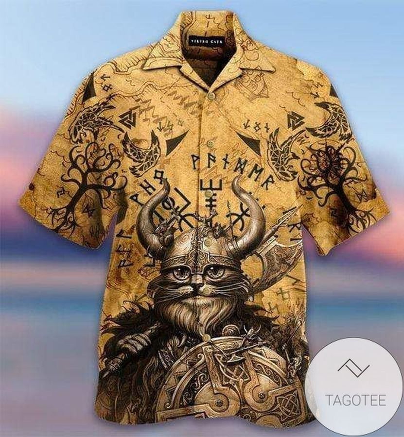 Buy Good Meows Go To Heaven Bad Meows Go To Valhalla Unisex Hawaiian Aloha Shirts