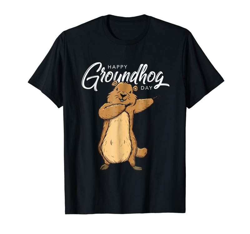Buy Happy Groundhog Day T-Shirt 2nd February Celebration Gift