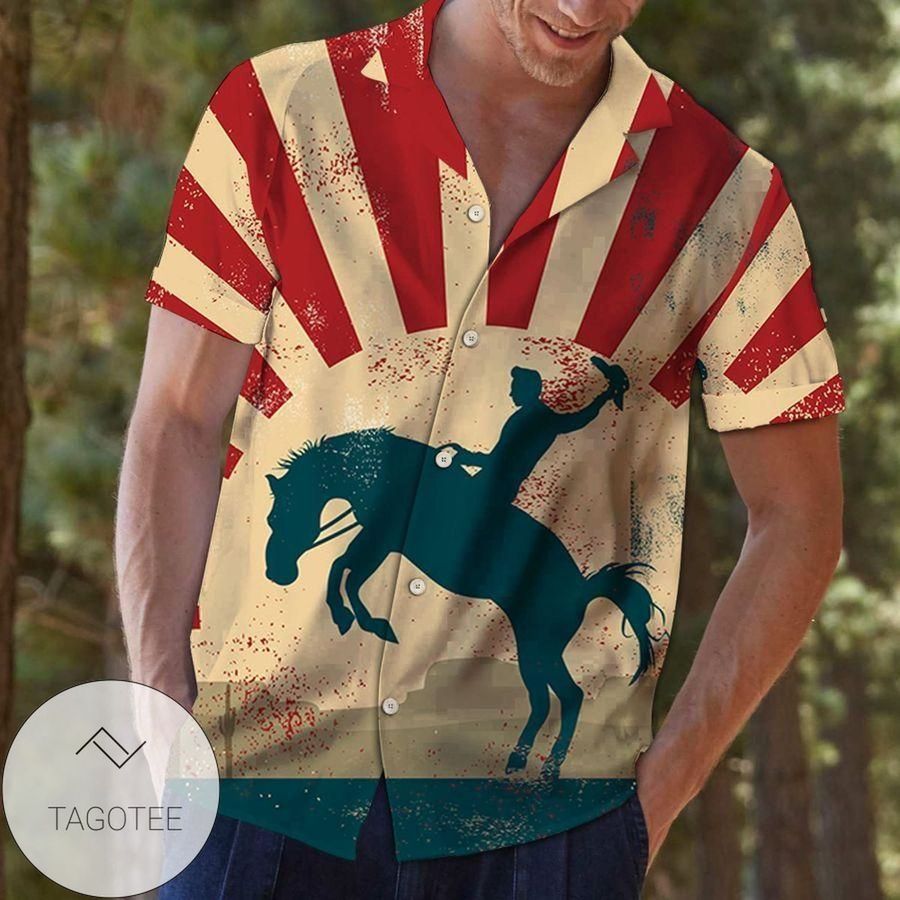 Buy Hawaiian Aloha Shirts Cowboy Wild Horse