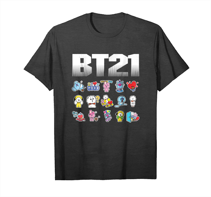 Buy K Pop Korean Pop Music Fashion Bt21 Team T Shirt Unisex T-Shirt