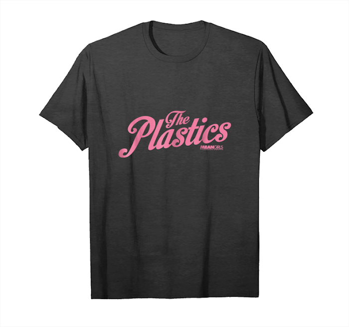 Buy Mean Girls The Plastics Pink Script Graphic T Shirt Unisex T-Shirt