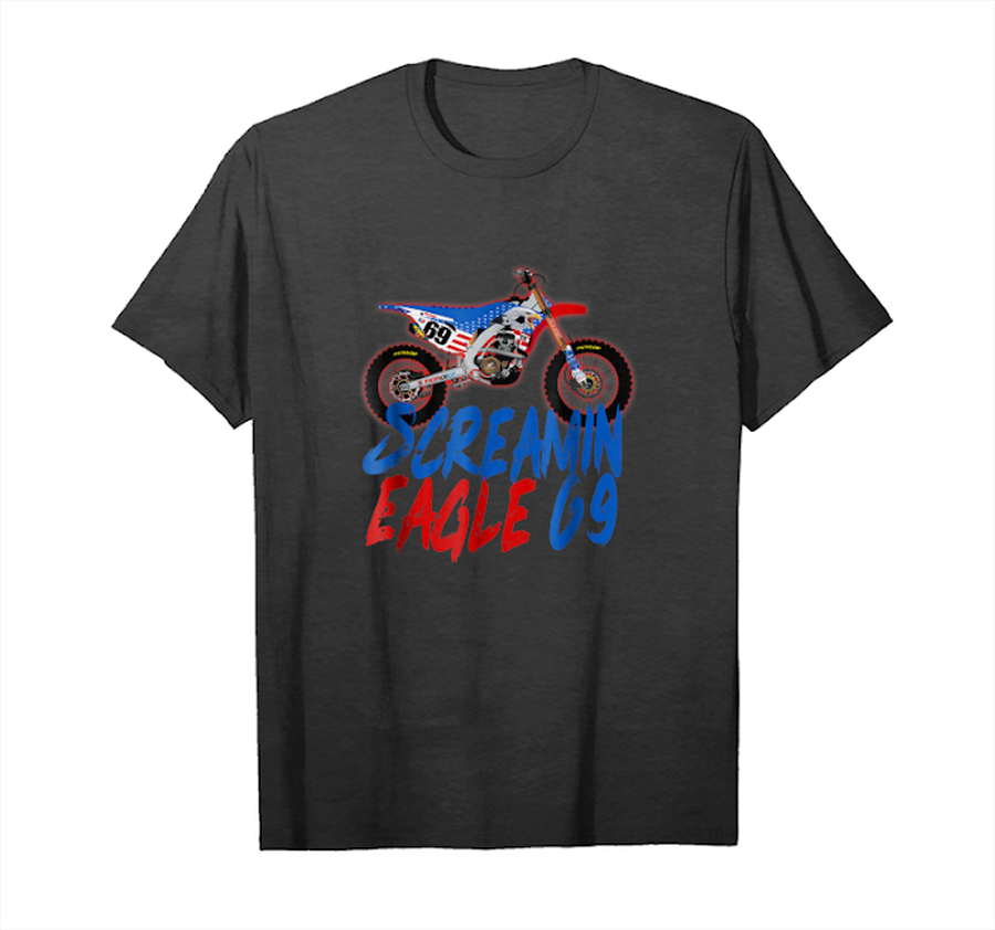 Buy Screamin 69 Eagle American Tee Shirt Unisex T-Shirt.png