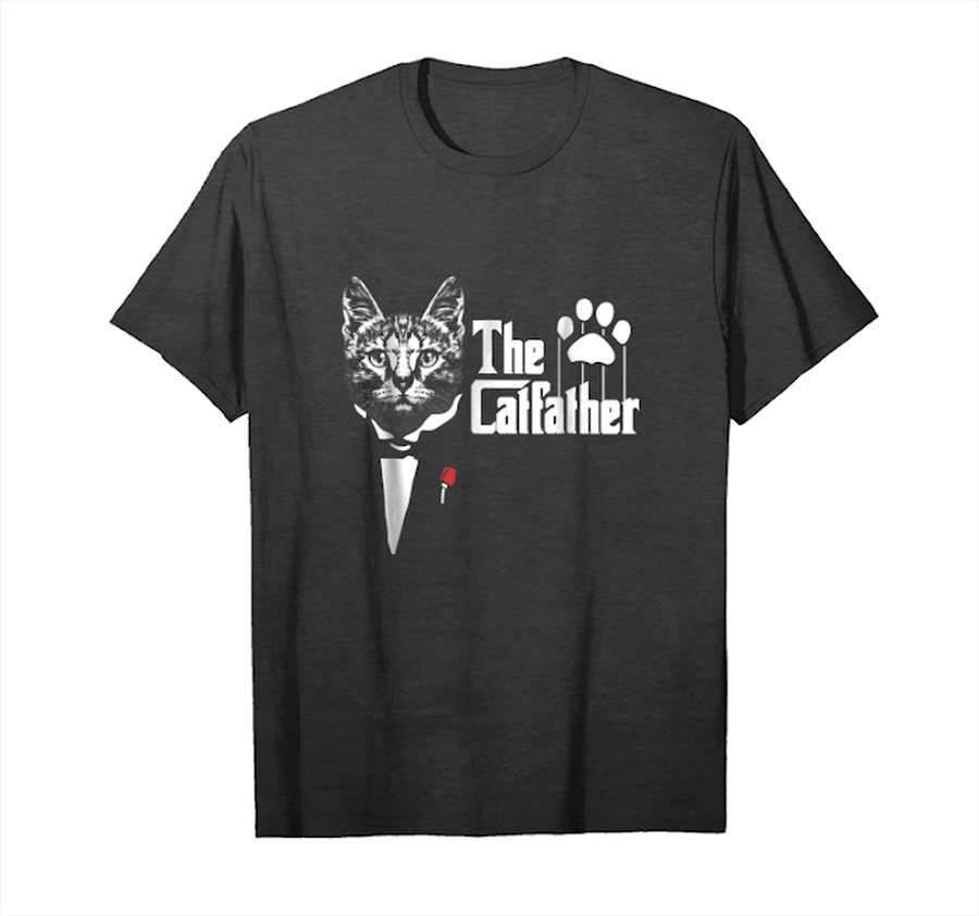 Buy The Catfather Funny Cat's Dad Lover Unisex T-Shirt.png