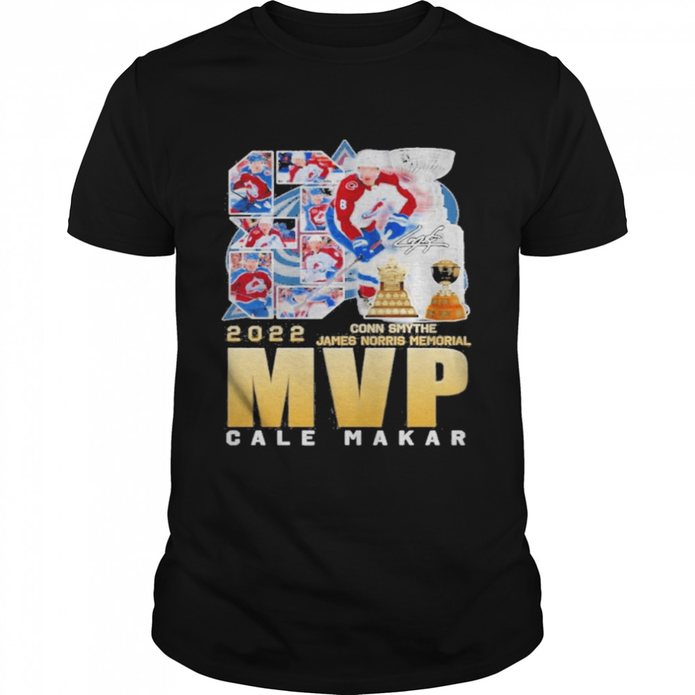Cale Makar Colorado Avalanche MVP 2022 Stanley Cup Champions Shirt