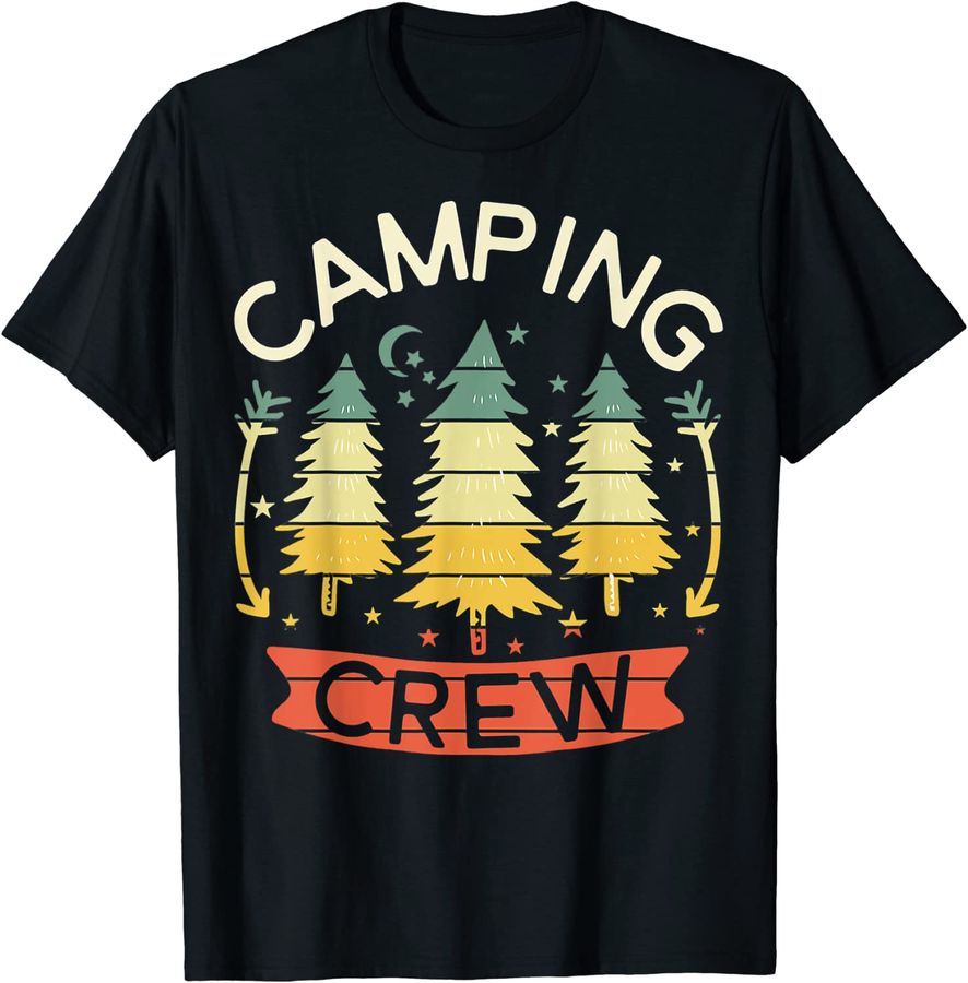 Camp Family Camping Trip Camper Matching Group Camping Crew