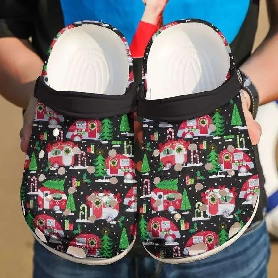 Camping Christmas Crocs Clog Fashion Style Comfortable For Women Men Kid