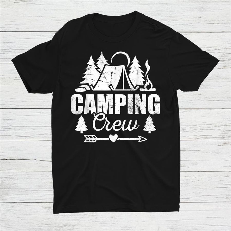 Camping Crew Family Outdoor Sunset Summer Shirt
