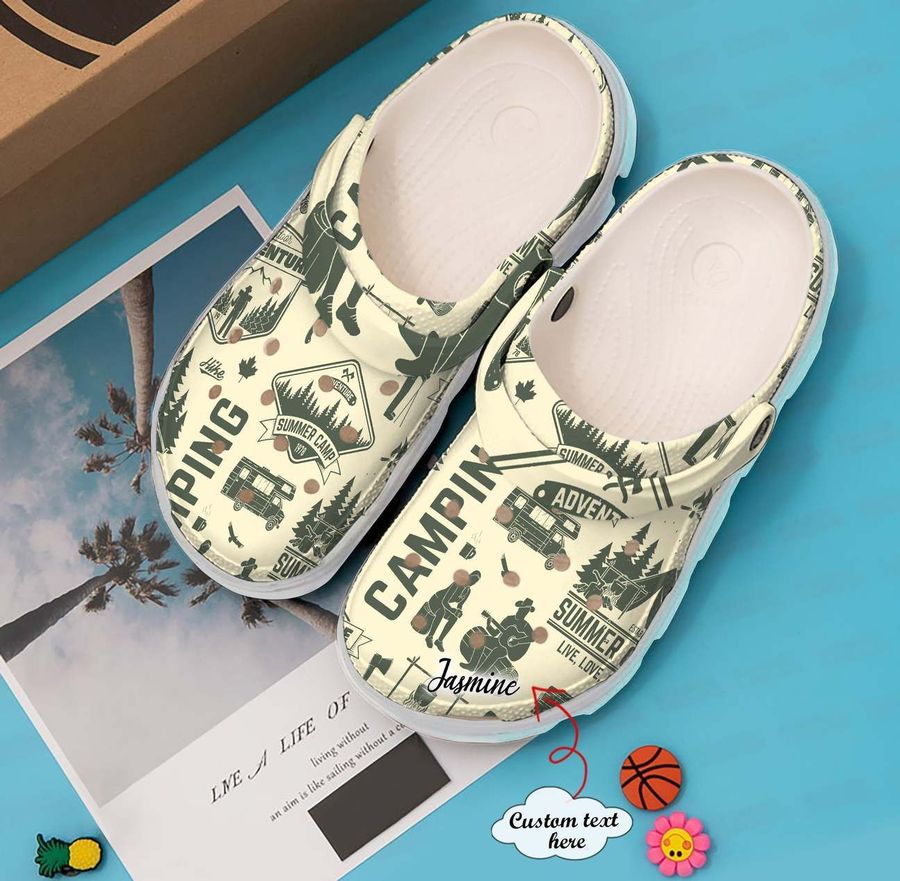 Camping Personalized Clog Custom Crocs Comfortablefashion Style Comfortable For Women Men Kid Print 3D Live Love Camp