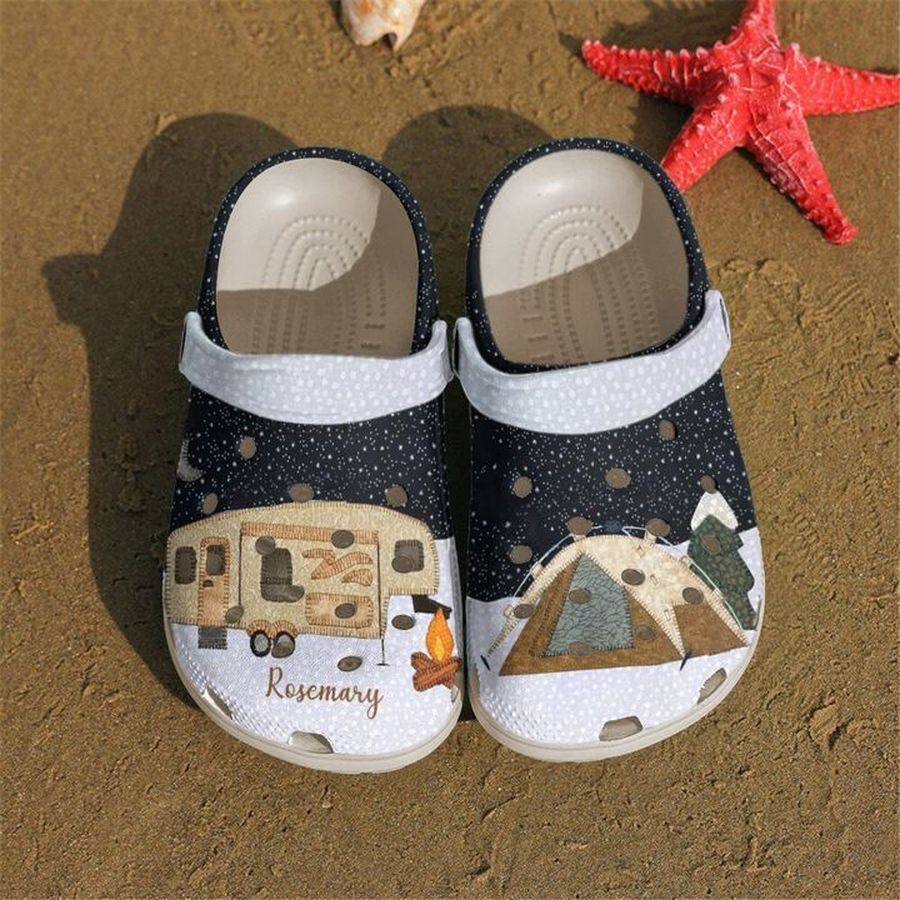 Camping Personalized Winter Sku 434 Crocs Clog Shoes