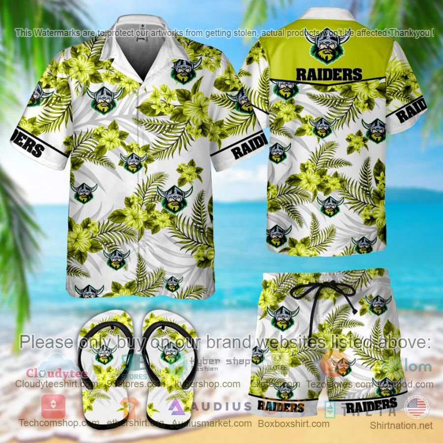 Canberra Raiders Hawaiian Shirt, Short – LIMITED EDITION