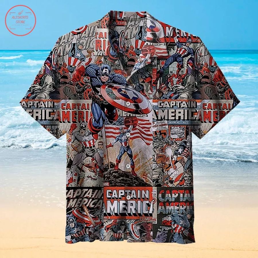 Captain America Hawaiian Shirt