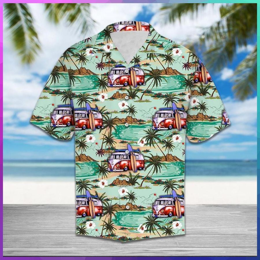 Caravan Beach Hawaiian Shirt Pre10937, Hawaiian shirt, beach shorts, One-Piece Swimsuit, Polo shirt, funny shirts, gift shirts, Graphic Tee