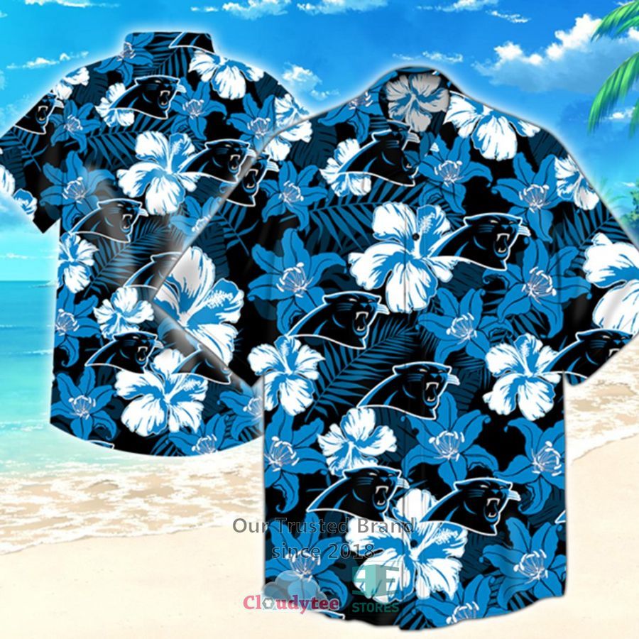 Carolina Panthers Hibiscus Flower Hawaiian Shirt – LIMITED EDITION