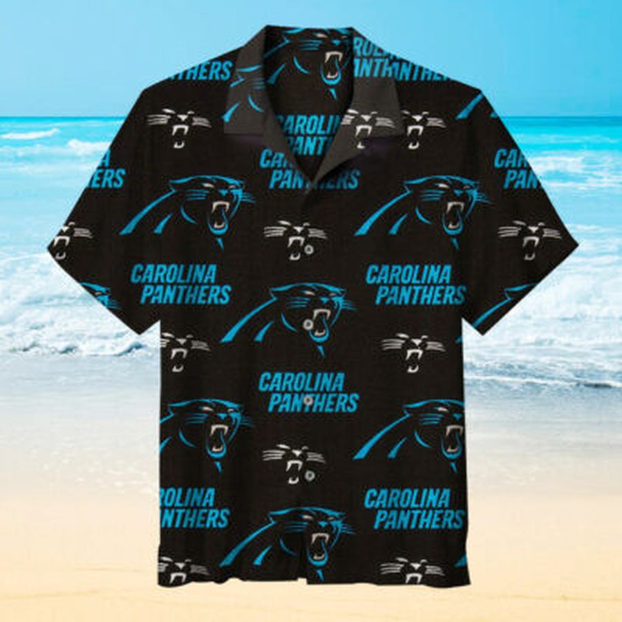 Carolina Panthers Logo Hawaiian Shirt For Man 038; Women