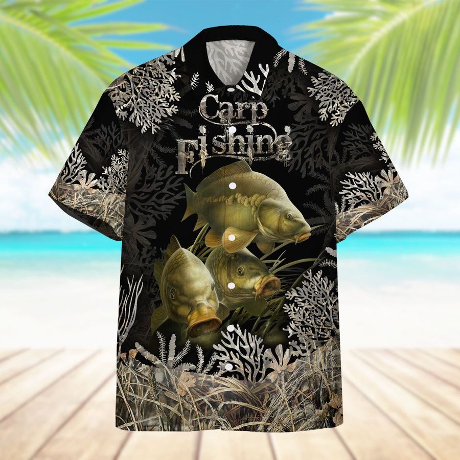 Carp Fishing Hawaiian Shirt Pre10120, Hawaiian shirt, beach shorts, One-Piece Swimsuit, Polo shirt, funny shirts, gift shirts, Graphic Tee