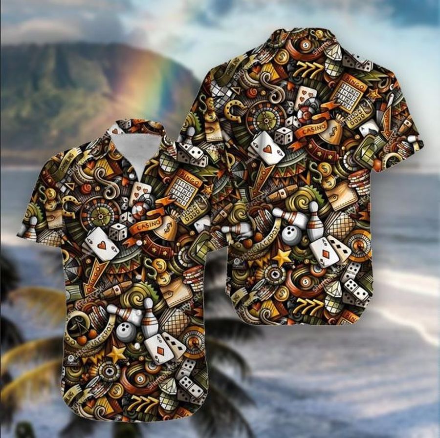 Casino Poker Aloha Hawaiian Shirt Pre10102, Hawaiian shirt, beach shorts, One-Piece Swimsuit, Polo shirt, funny shirts, gift shirts, Graphic Tee