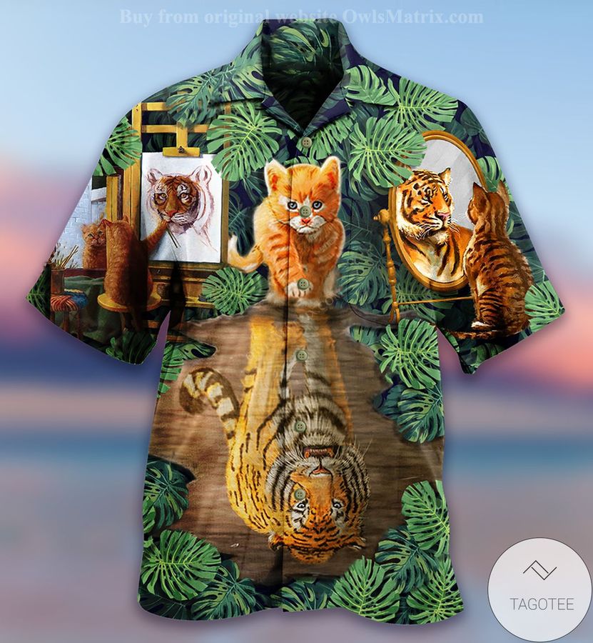 Cat And Tiger Hawaiian Shirt
