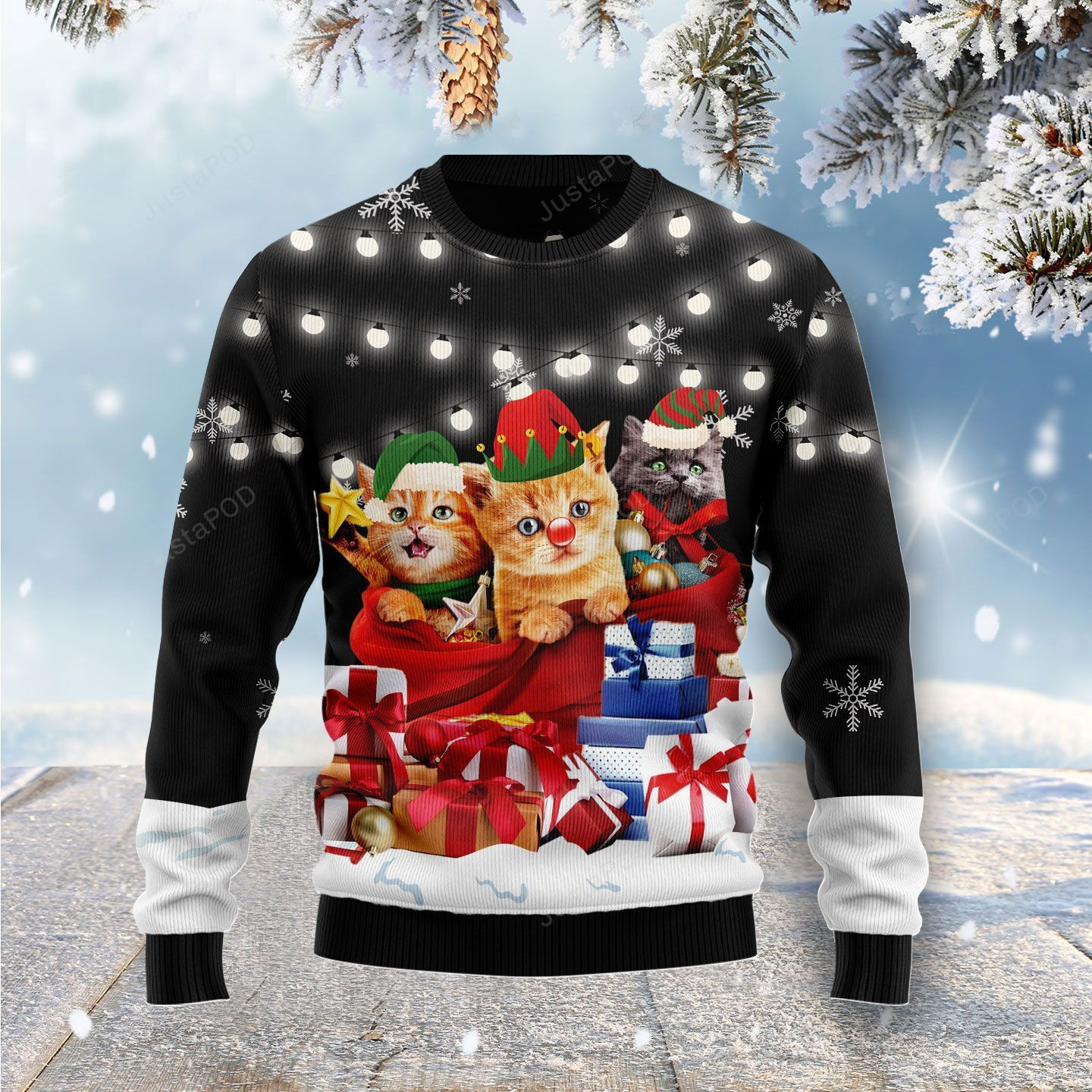 Cat Gifts Noel Ugly Christmas Sweater Ugly Sweater Christmas Sweaters