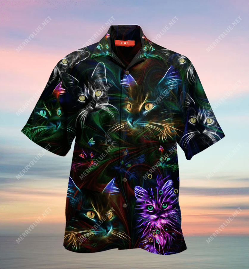 Cat Hair Dont Care Hawaiian Unisex Shirt.png