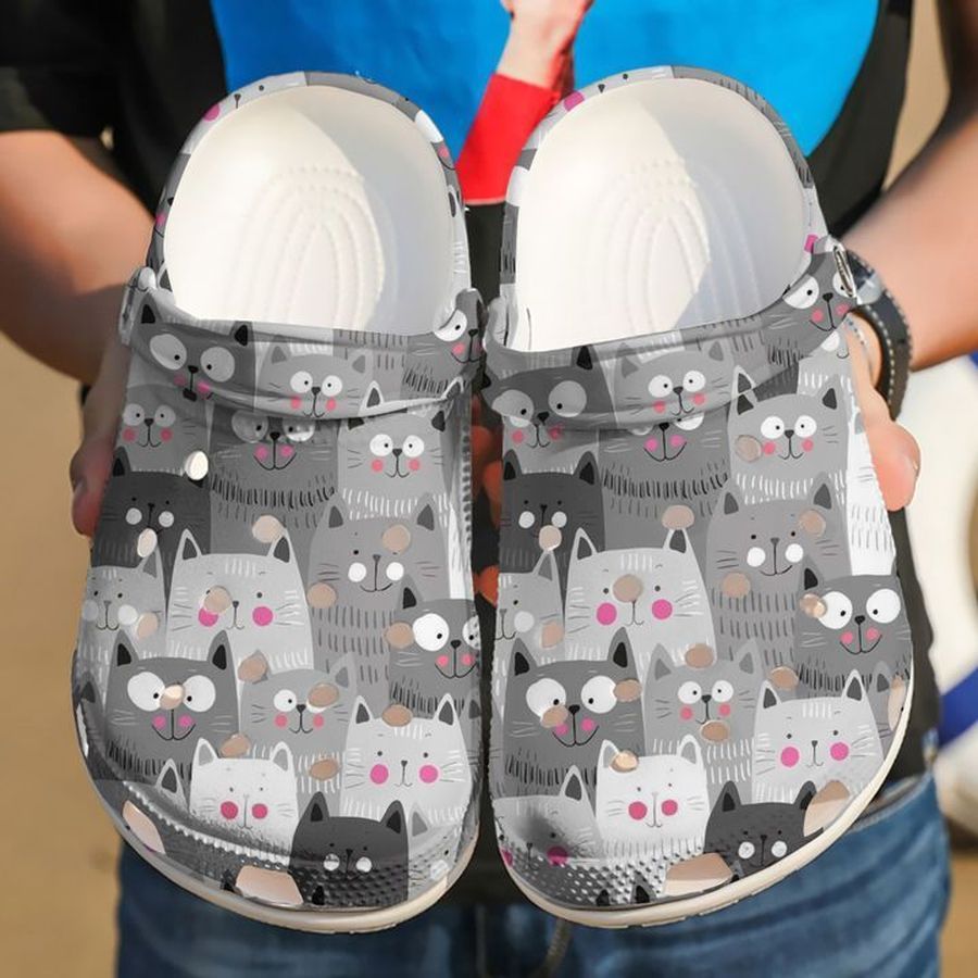 Cat Hello Kittens V2 Sku 560 Crocs Clog Shoes