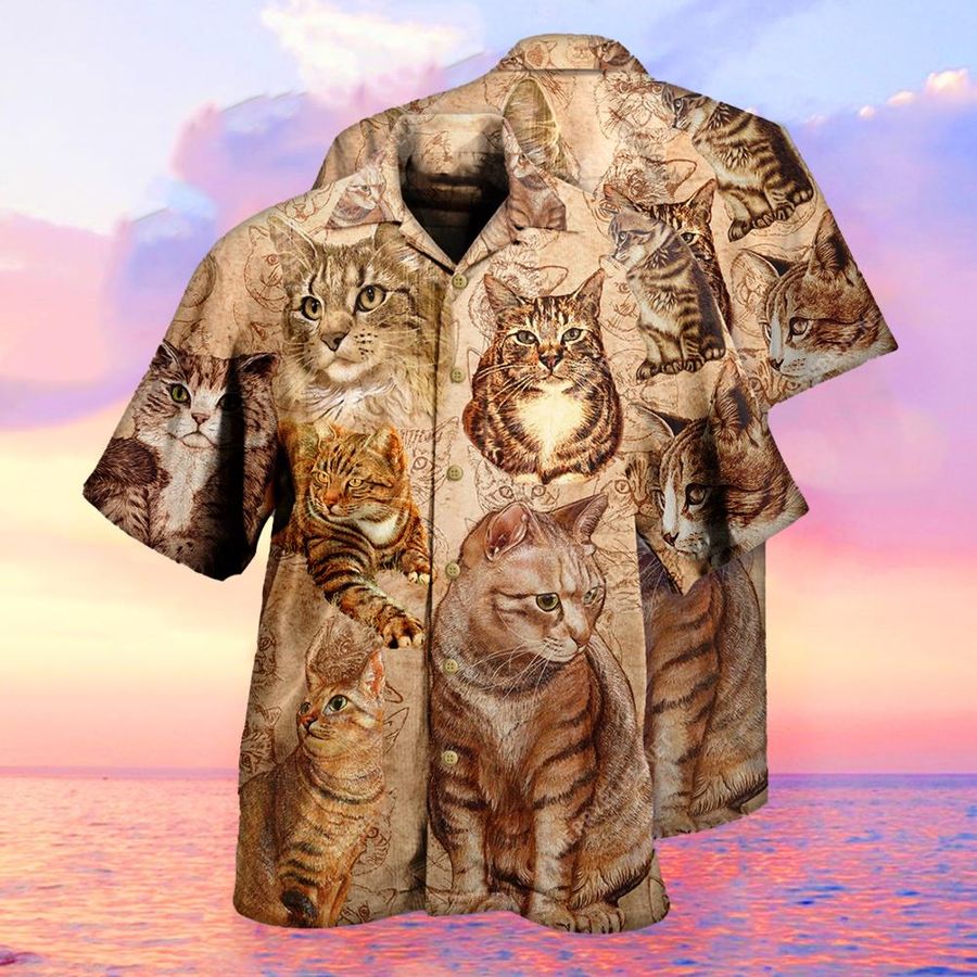 Cat Lover Hawaiian Shirt Pre13435, Hawaiian shirt, beach shorts, One-Piece Swimsuit, Polo shirt, funny shirts, gift shirts, Graphic Tee