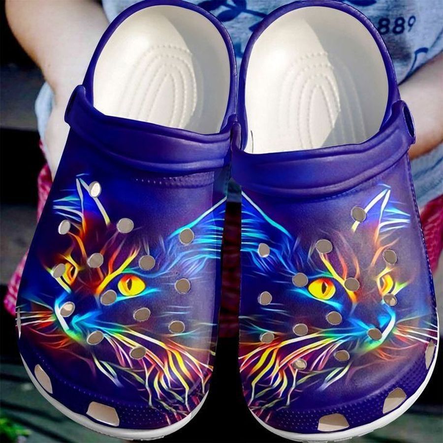 Cat Neon Sku 502 Crocs Clog Shoes