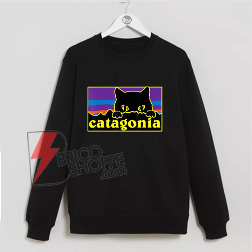 Cat X Patagonia Sweater – Catagonia cat Sweatshirt – Funny Cat Lover Sweatshirt