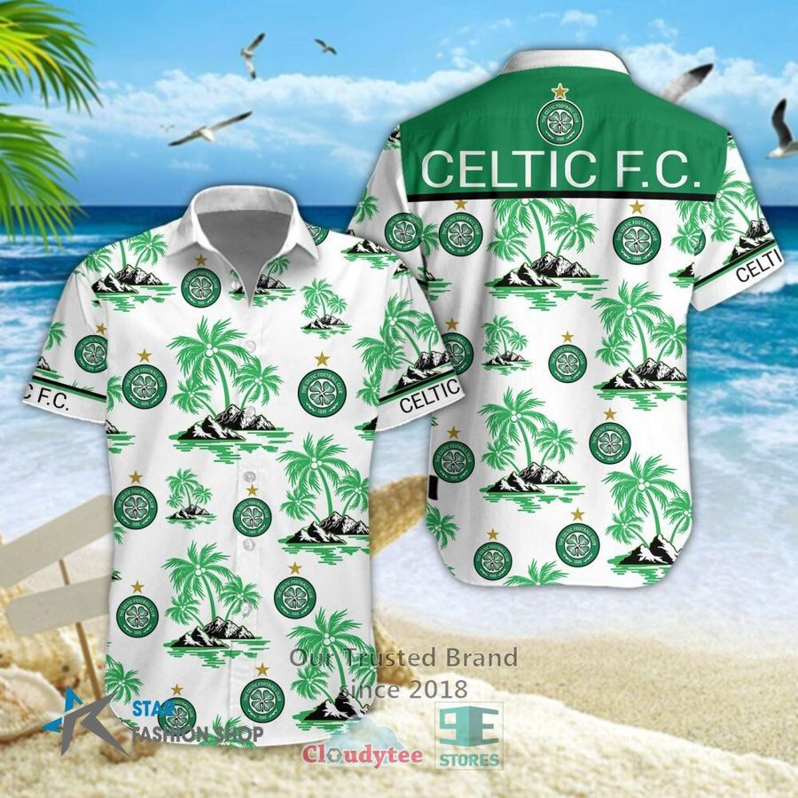 Celtic F.C. Short Sleeve Hawaiian Shirt, Short – LIMITED EDITION