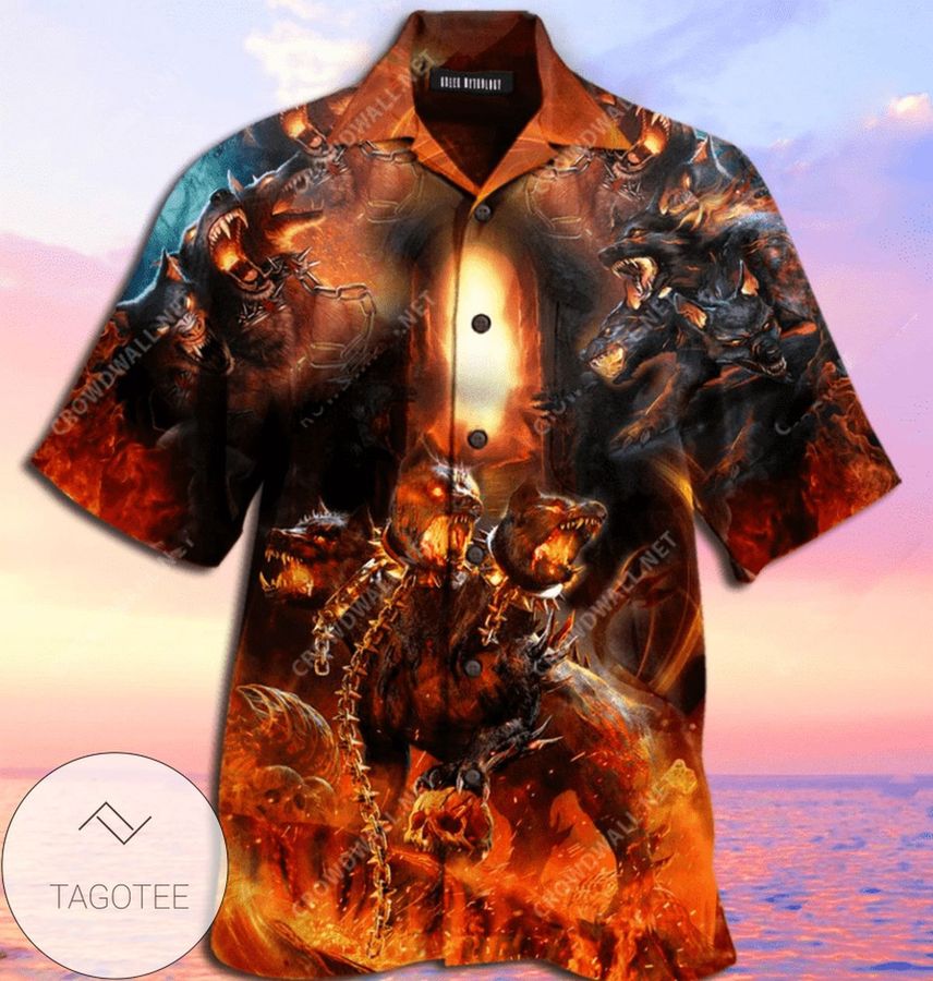 Cerberus Greek Mythology Unisex Aloha Authentic Hawaiian Shirt 2022s V