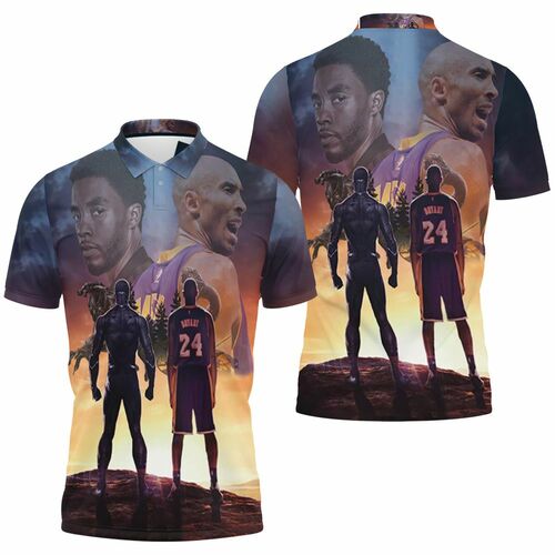 Chadwick Boseman And Kobe Bryant Black Panther Black Mamba For Fan 3d Jersey Polo Shirt Model A31338 All Over Print Shirt 3d T-shirt