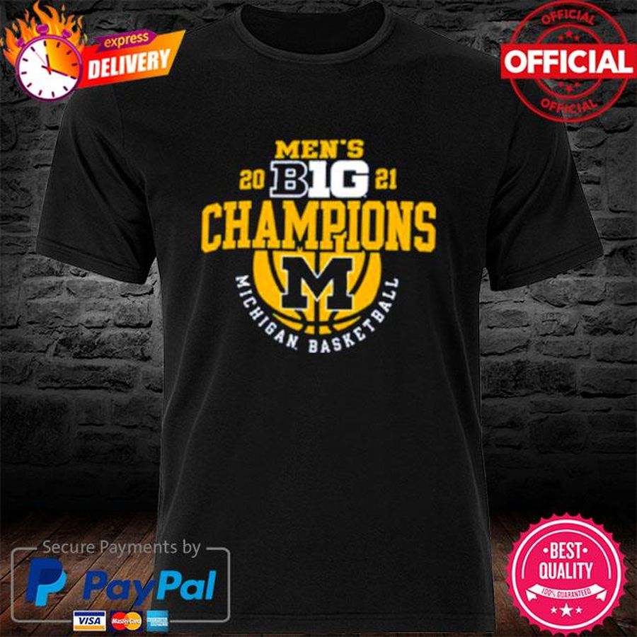champion university of Michigan basketball big ten regular season champions shirt