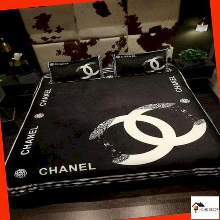Chanel Luxury 09 Bedding Sets Duvet Cover Bedroom Luxury Brand Bedding Customized Bedroom