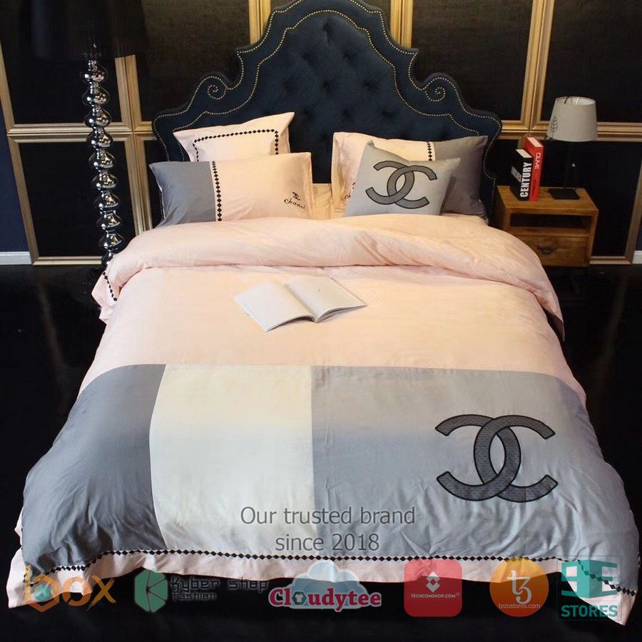 Get the jeans  Wheretoget  Chanel bedding Designer bed sheets Modern bed