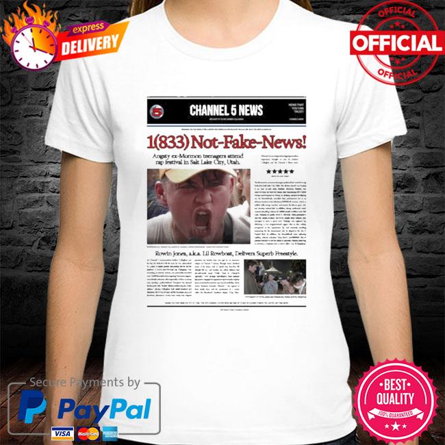 Channel 5 New Paper Not Fake News Shirt