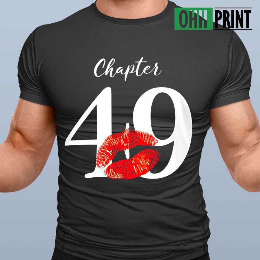 Chapter 49 Lipstick Tshirts Black