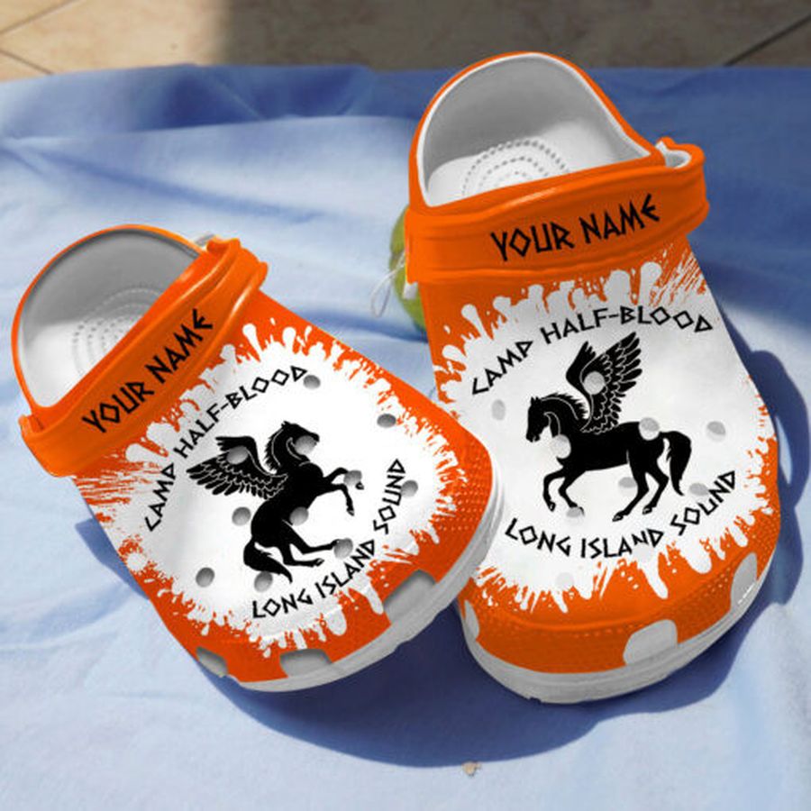 CHB Orange Theme Crocs Crocband Clog Comfortable Water Shoes