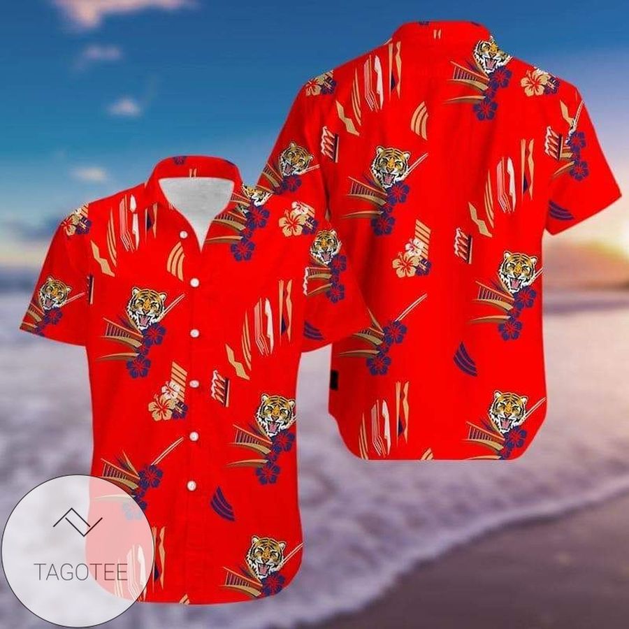 Check Out This Awesome Tony Montana Red Unisex Hawaiian Aloha Shirts H