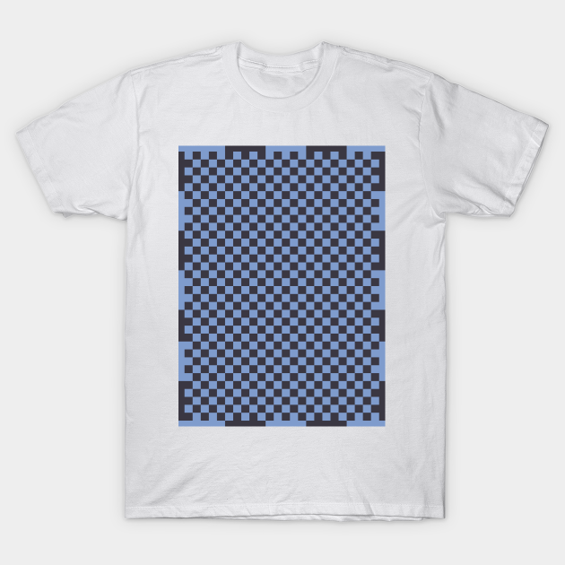 Checkerboard Pattern - Black Blue 3 T-shirt, Hoodie, SweatShirt, Long Sleeve